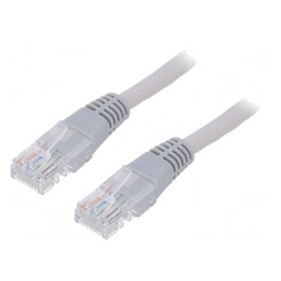 Patch Cord UTP CAT5e 3m Gri | Electronic-mag.ro | Componente Electronice
