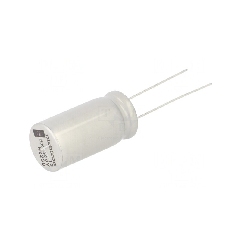 Condensator Electrolitic THT 10uF 400VDC 12.5x25mm | Electronic-mag.ro | Componente Electronice