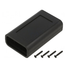 Carcasă Universală ABS Neagră 47.4mm x 80mm x 23.45mm | Electronic-mag.ro | Componente Electronice