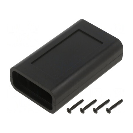 Carcasă Universală ABS Neagră 47.4mm x 80mm x 23.45mm | Electronic-mag.ro | Componente Electronice