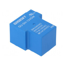 Releu electromagnetic 24VDC 30A SPST-NO GU PCB | Electronic-mag.ro | Componente Electronice
