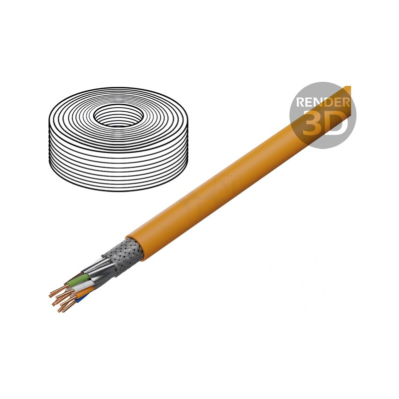 Cablu S/FTP 50m LSZH Portocaliu | Electronic-mag.ro | Componente Electronice Cablu S/FTP 50m LSZH Portocaliu | Electronic-mag.ro | Componente Electronice