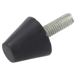 Picioruș Vibro-Absorbant Ø 20mm Duritate 70 Shore 468N | Electronic-mag.ro | Componente Electronice