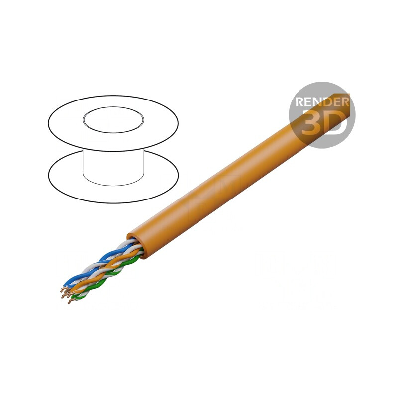Cablu ETHERLINE® LAN 350 UTP 4x2x24AWG LSZH | Electronic-mag.ro | Componente Electronice Cablu ETHERLINE® LAN 350 UTP 4x2x24AWG LSZH | Electronic-mag.ro | Componente Electronice