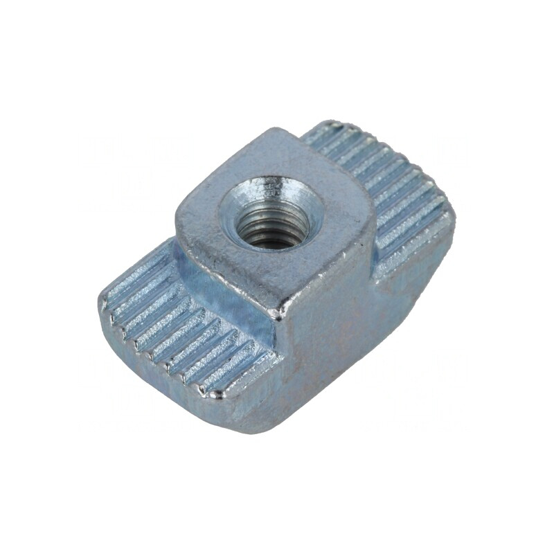 Piuliță T pentru profil 10mm oțel zincat M4 | Electronic-mag.ro | Componente Electronice Piuliță T pentru profil 10mm oțel zincat M4 | Electronic-mag.ro | Componente Electronice