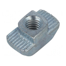 Piuliță pentru profile T M6 oțel zincat 10mm | Electronic-mag.ro | Componente Electronice