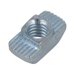 Piuliță profil 8mm oțel zinc 40mm | Electronic-mag.ro | Componente Electronice