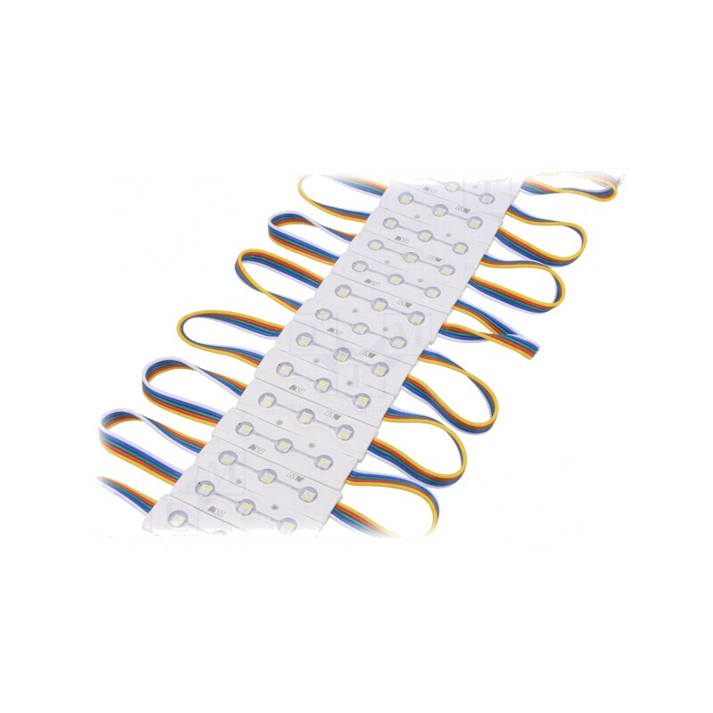 LED RGB Alb Rece 6000-8000K IP67 3x5050 | Electronic-mag.ro | Componente Electronice