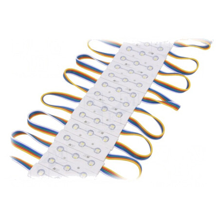 LED RGB Alb Rece 6000-8000K IP67 3x5050 | Electronic-mag.ro | Componente Electronice