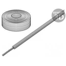 Cablu Silicon Gri 1x2.5mm2 300/500V | Electronic-mag.ro | Componente Electronice