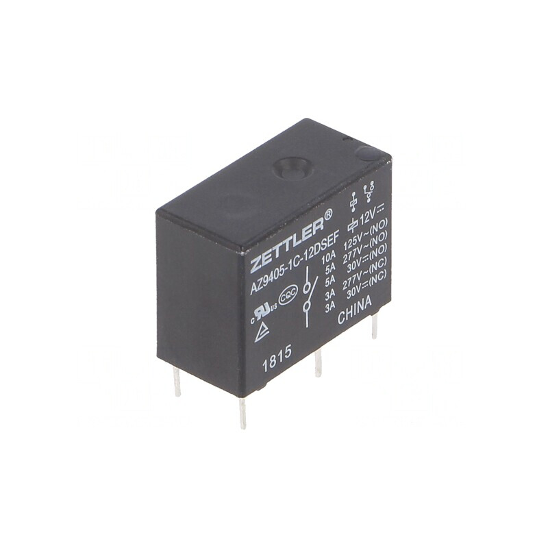 Releu Electromagnetic SPDT 12VDC 10A PCB | Electronic-mag.ro | Componente Electronice