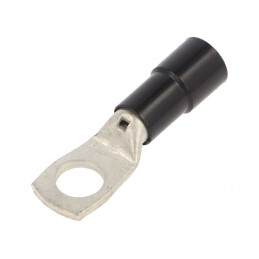 Vârf Inelar Tubular M12 Ø13mm 35mm2 Crimpat pe Cabluri Negre | Electronic-mag.ro | Componente Electronice