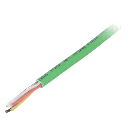Cablu Cupru PVC Verde 2x2x0,8mm 250V | Electronic-mag.ro | Componente Electronice