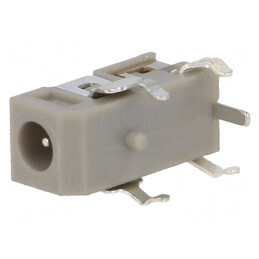 Conector Alimentare DC Tată 2,35/0,7mm PCB THT 2A | Electronic-mag.ro | Componente Electronice