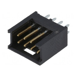 Soclu cablu-placă 8 pini 2,54mm aurit THT AMPMODU MOD II | Electronic-mag.ro | Componente Electronice