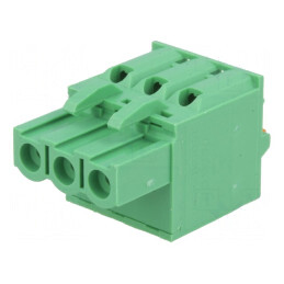 Regletă de Conexiuni Deconectabilă 3 Piste 5,08mm Drept Mufă | Electronic-mag.ro | Componente Electronice