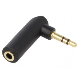 Adaptor Audio Jack 3,5mm Unghiular 3pin