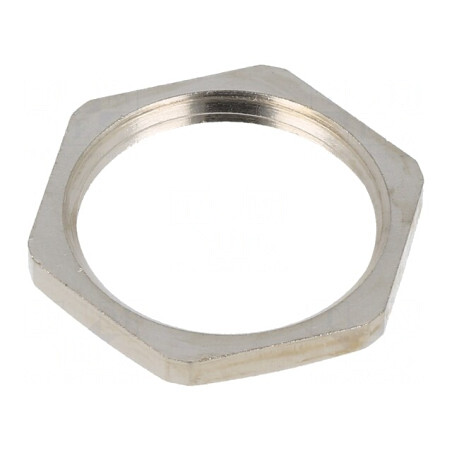Piuliță PG16 Alamă Nichelată 100-300°C | Electronic-mag.ro | Componente Electronice