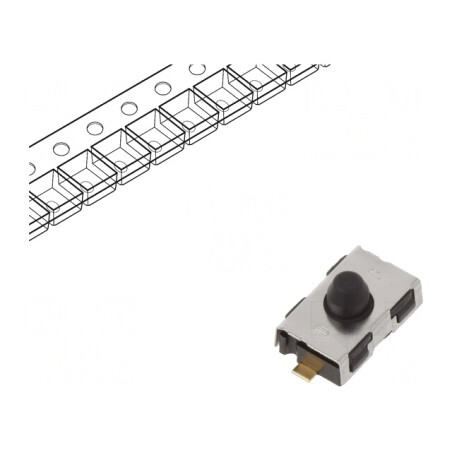 Microîntrerupător TACT SPST-NC SMT 32VDC | Electronic-mag.ro | Componente Electronice