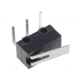 Microîntrerupător cu Manetă 3A 125VAC/0,1A 30VDC | Electronic-mag.ro | Componente Electronice
