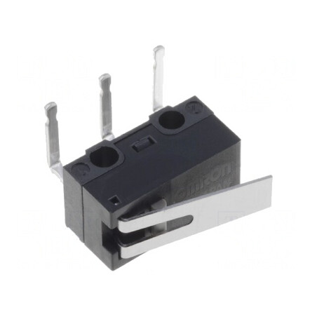 Microîntrerupător cu Manetă 3A 125VAC/0,1A 30VDC | Electronic-mag.ro | Componente Electronice