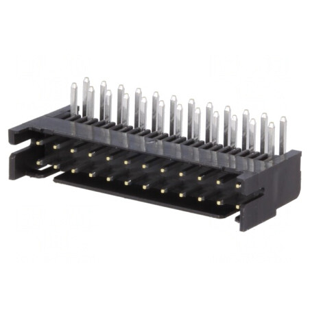 Soclu PCB-cablu/PCB tată DF11 2mm 24 PIN THT | Electronic-mag.ro | Componente Electronice