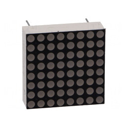 Afişaj LED Matrice 8x8 Roşie 20x20mm | Electronic-mag.ro | Componente Electronice