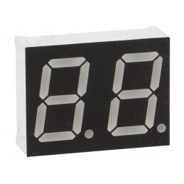 Afișaj LED 7 Segmente 14,2mm Verde | Electronic-mag.ro | Componente Electronice