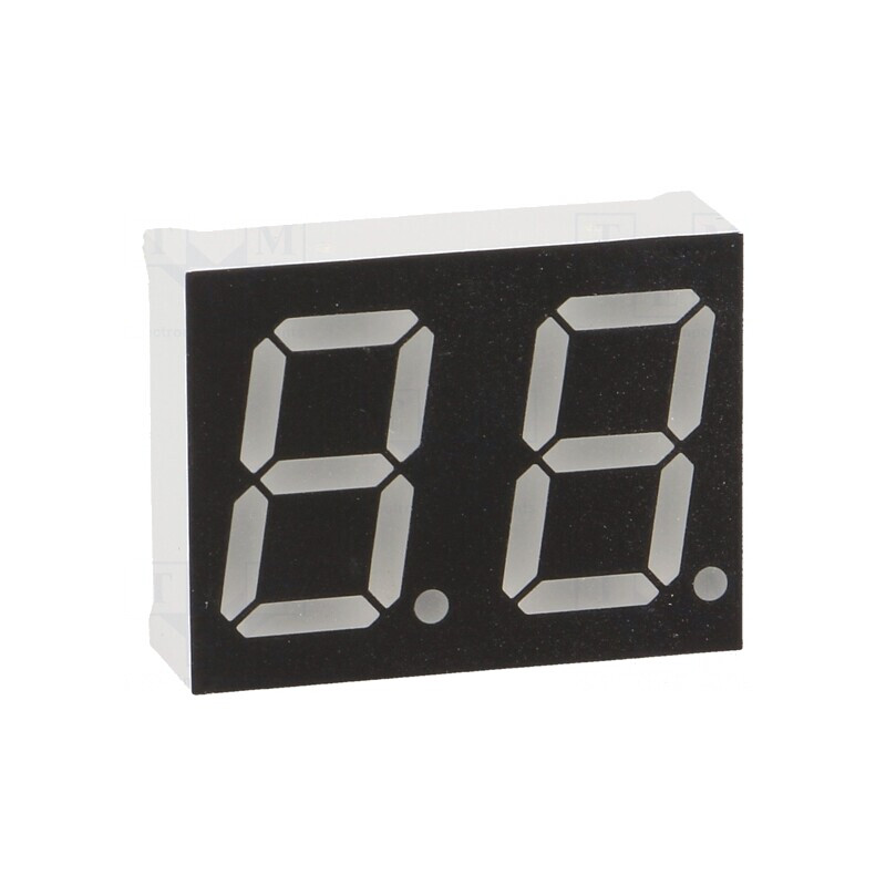 Afișaj LED 7 Segmente 14,2mm Verde | Electronic-mag.ro | Componente Electronice