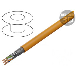 Cablu S/FTP LSZH Portocaliu 500m B2ca | Electronic-mag.ro | Componente Electronice
