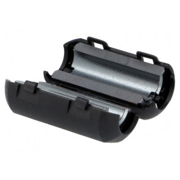 Ferită pentru cablu rotund 9,5mm 105Ω | Electronic-mag.ro | Componente Electronice