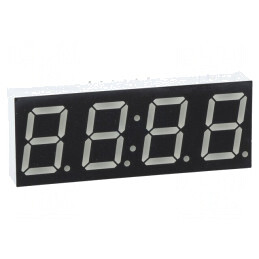 Afișaj LED 7 Segmente 14.2mm 4 Digits Galben-Verde | Electronic-mag.ro | Componente Electronice