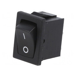 Comutator ON-OFF 8A/250VAC Negru | Electronic-mag.ro | Componente Electronice
