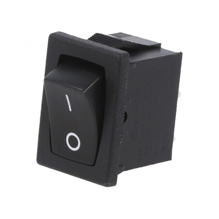 Comutator ON-OFF 8A/250VAC Negru | Electronic-mag.ro | Componente Electronice