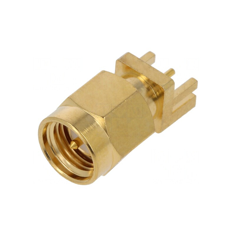 Conector SMA Tată Drept PCB PTFE Aurit | Electronic-mag.ro | Componente Electronice Conector SMA Tată Drept PCB PTFE Aurit | Electronic-mag.ro | Componente Electronice
