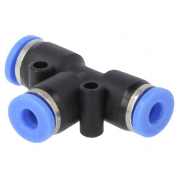 Racord Push-in T Ramificație 15bar PBT Blueline | Electronic-mag.ro | Componente Electronice