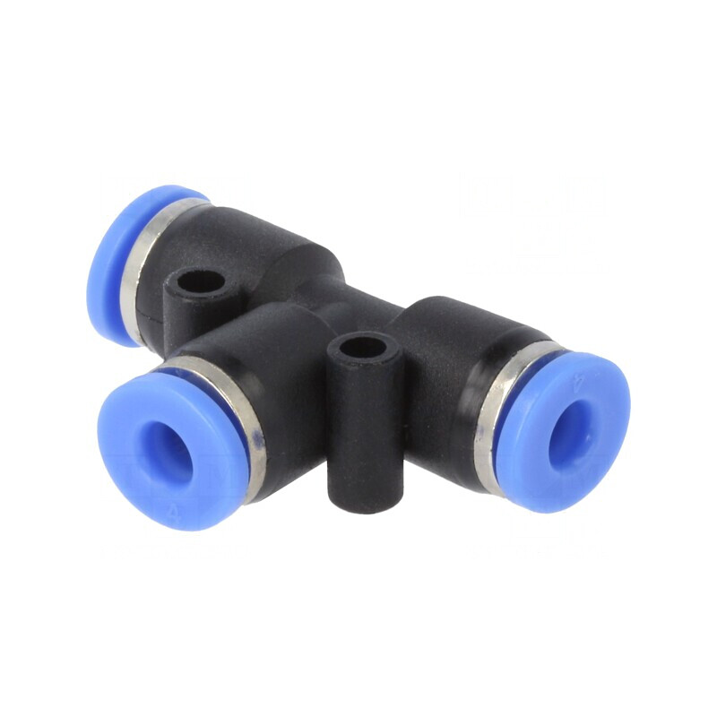 Racord Push-in T Ramificație 15bar PBT Blueline | Electronic-mag.ro | Componente Electronice
