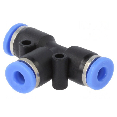 Racord Push-in T Ramificație 15bar PBT Blueline | Electronic-mag.ro | Componente Electronice