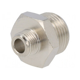 Niplu Reductie Alama Nichelata G 1/8 FI | Electronic-mag.ro | Componente Electronice
