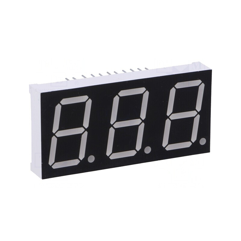 Afișaj LED 7 Segmente 20,32mm Roșu 3 Digits | Electronic-mag.ro | Componente Electronice Afișaj LED 7 Segmente 20,32mm Roșu 3 Digits | Electronic-mag.ro | Componente Electronice