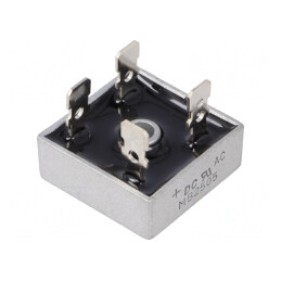 Punte Redresoare Monofazată 50V 25A 400A MB-25 | Electronic-mag.ro | Componente Electronice