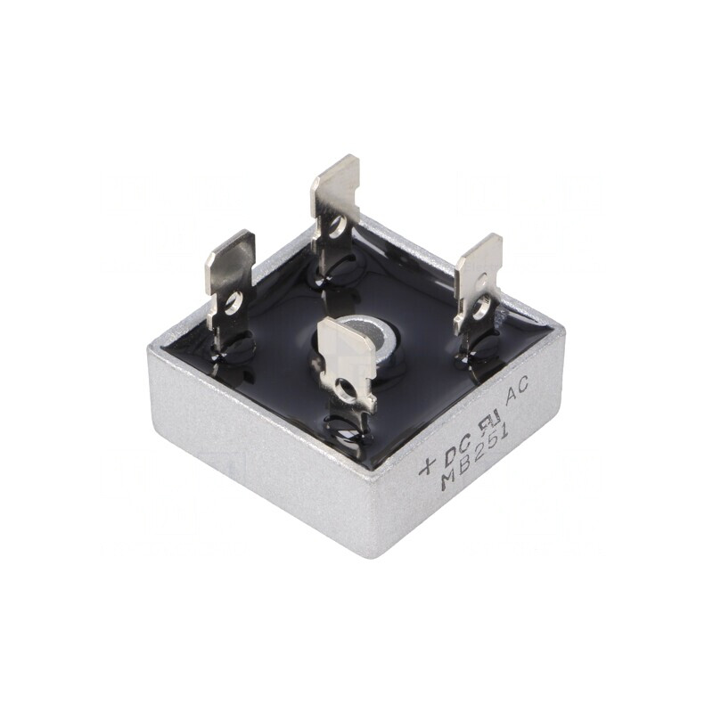 Punte Redresoare Monofazată 100V 25A MB-25 | Electronic-mag.ro | Componente Electronice Punte Redresoare Monofazată 100V 25A MB-25 | Electronic-mag.ro | Componente Electronice