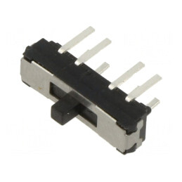 Comutator Glisant 3 Pozitii ON-ON-(ON) 0.3A 6VDC THT | Electronic-mag.ro | Componente Electronice