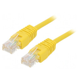 Patch Cord UTP Cat5e Galben 3m | Electronic-mag.ro | Componente Electronice