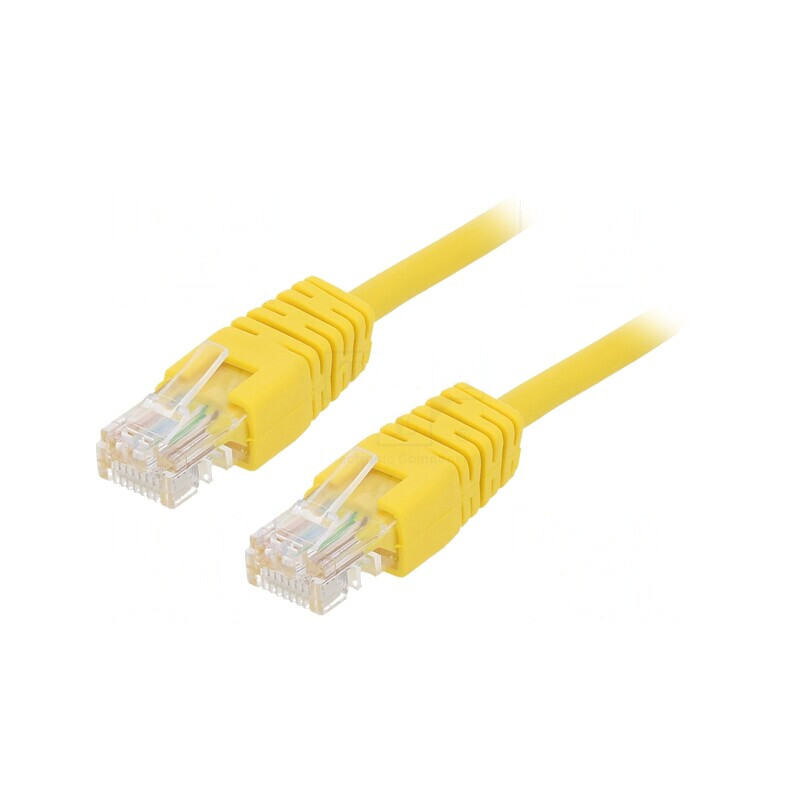 Patch Cord UTP Cat5e Galben 3m | Electronic-mag.ro | Componente Electronice Patch Cord UTP Cat5e Galben 3m | Electronic-mag.ro | Componente Electronice