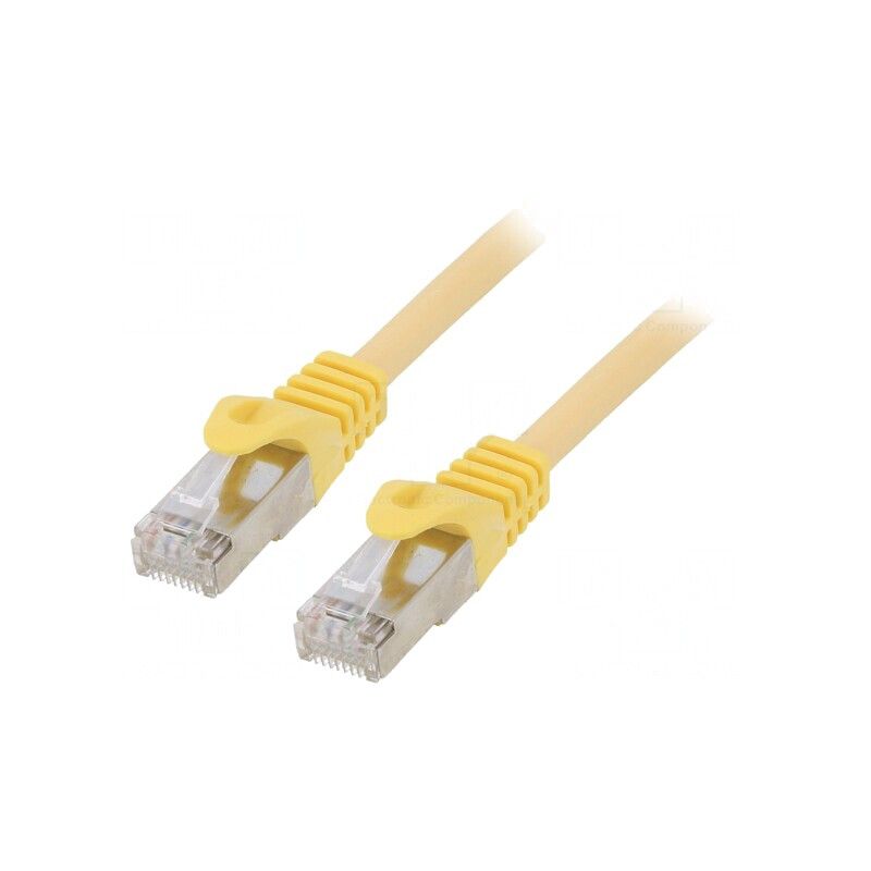 Patch Cord S/FTP Cat6a LSZH Galben 0.25m | Electronic-mag.ro | Componente Electronice Patch Cord S/FTP Cat6a LSZH Galben 0.25m | Electronic-mag.ro | Componente Electronice