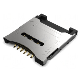 Conector Micro SIM cu Mâner Articulat SMT | Electronic-mag.ro | Componente Electronice