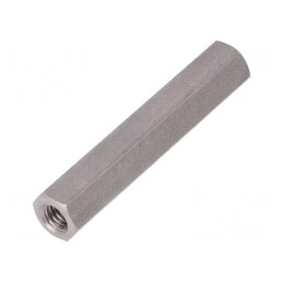 Piuliţă Distanţieră Filetată M6 Hexagonală 55mm | Electronic-mag.ro | Componente Electronice