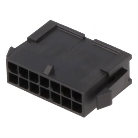 Mufă Cablu-Cablu Micro-Fit 3.0 3mm 14 PIN Fără Contacte | Electronic-mag.ro | Componente Electronice