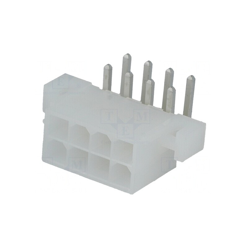 Soclu cablu-placă Mini-Fit Jr 4,2mm 8 PIN THT | Electronic-mag.ro | Componente Electronice